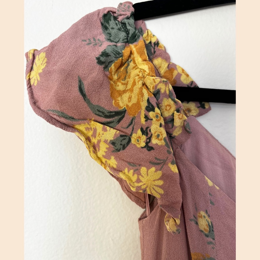 Reformation Butterfly Midi Dress – Gwyneth Dusty Pink Floral, Size 2, Like New - Picture 9 of 15